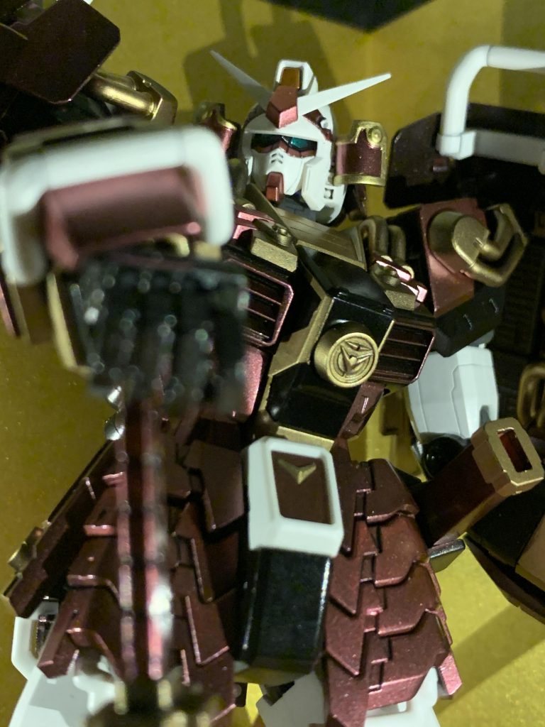 少し古いキットですが、力強さが伝わるようなポージングを考えました。