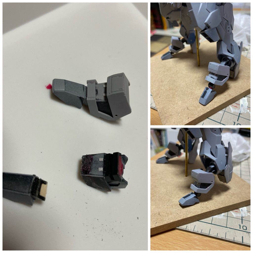 2/10
爪先に稼働軸を追加。