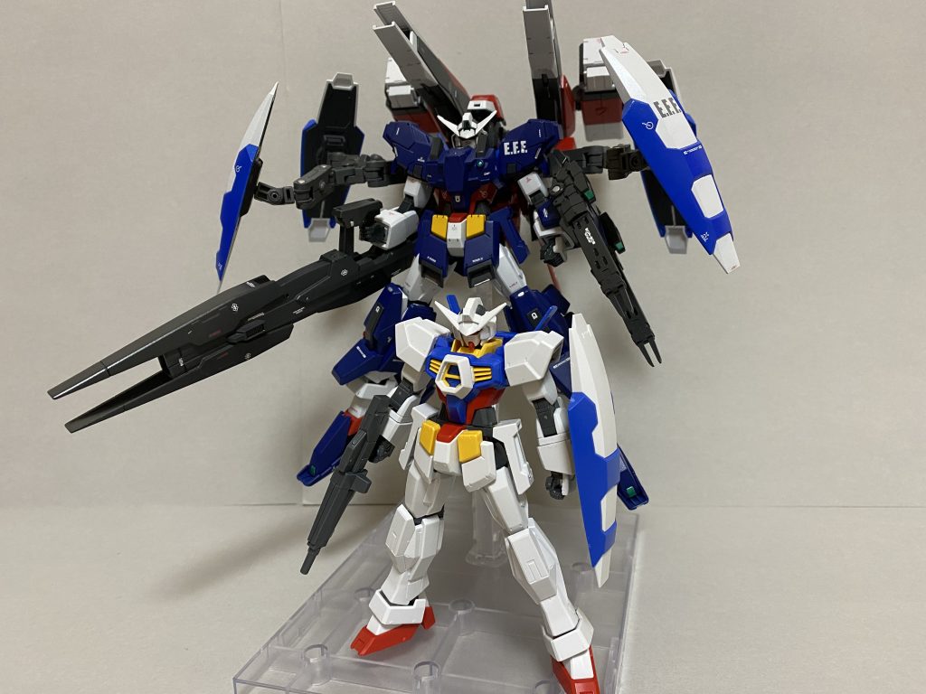 AGE-1ノーマルと比較
デカそうででかくない、でもちょっぴりデカい
実際そこまで大きくないです
元がAGE-1なので