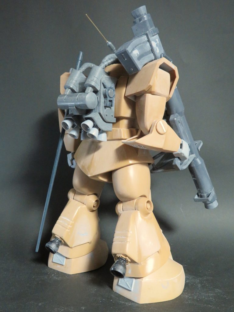 バズーカは、好みでMGドムのラケーテンバズを持たせました。