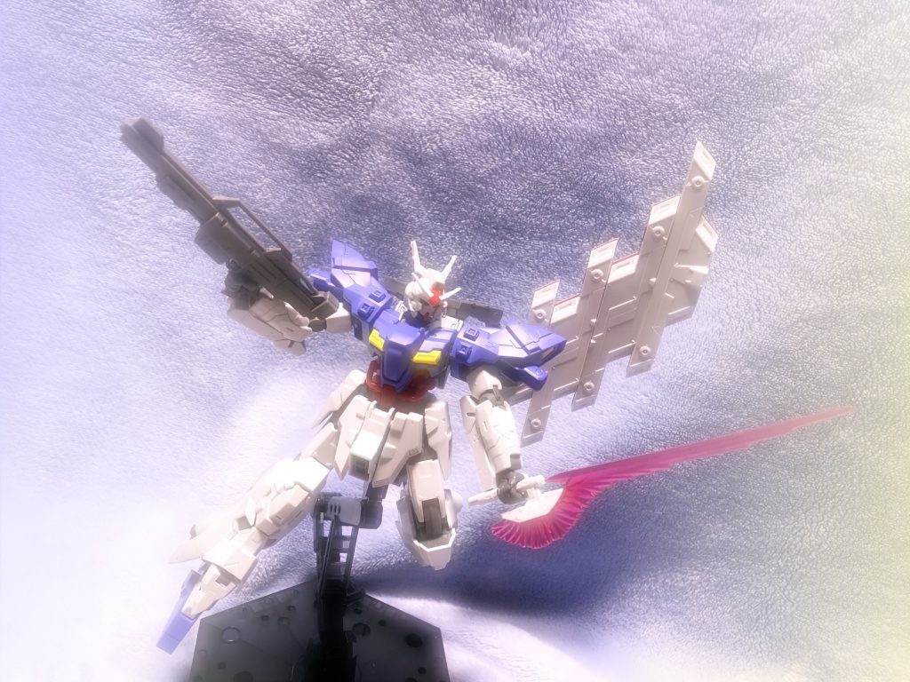 両手に武器
もう少し強そうに見えたらいいのですが…