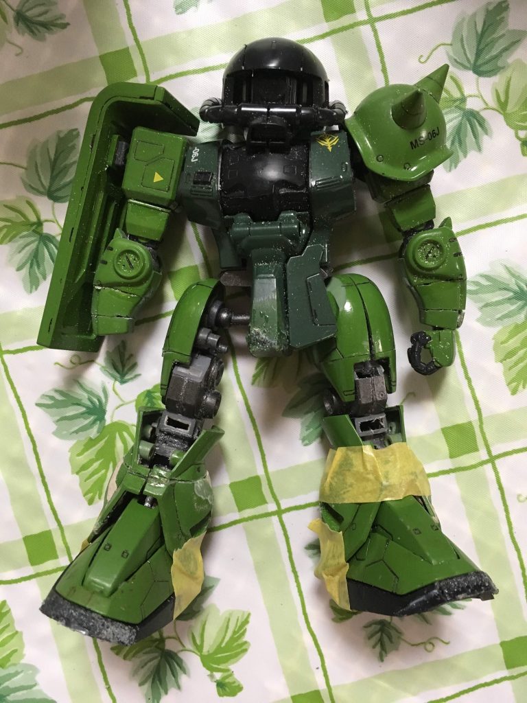 身体はMG短縮加工、頭はSDのクチバシ４ミリ延長、幅2ミリ増幅加工です！