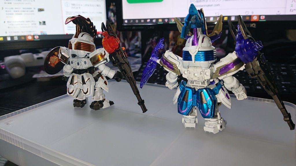 夏侯惇トールギスⅢ＆夏候淵トールギス–4枚目/制作者：@xaskaka07