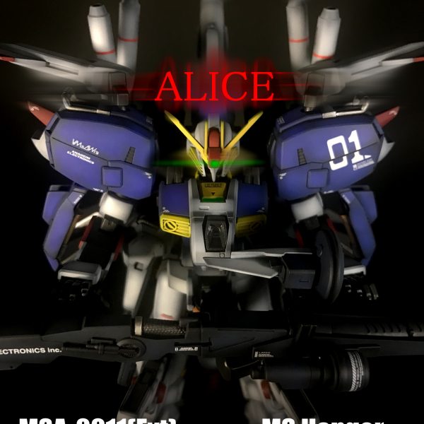 MSA-0011〔Ext〕Ex-Sガンダム+MSハンガーヴィネット