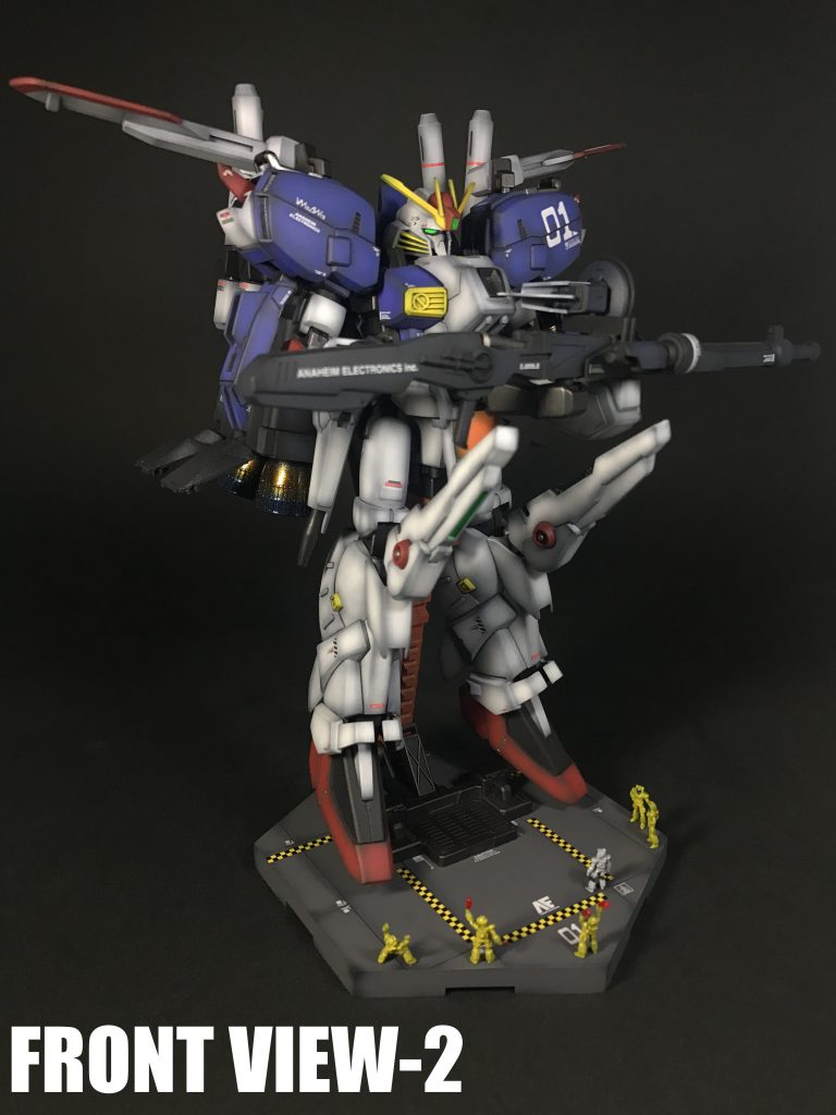 塗装はいわゆる¨MAX塗¨です。「Ex-S」のカラーリングに関しては時期によって様々ですが、今回は初期の頃に設定されたカラーを基本に一部アレンジを加えて塗っています。