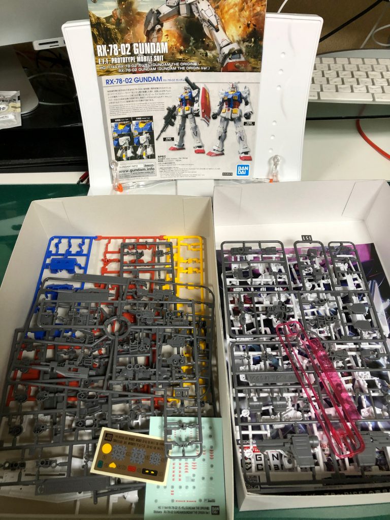 HG 1/144 ガンダム (GUNDAM THE ORIGIN版)–2枚目/制作者：いま