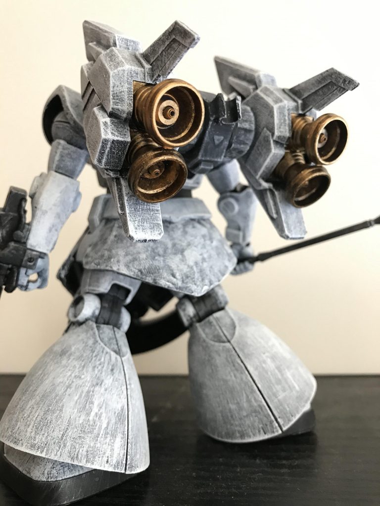 ランドセルのバーニア内部は市販パーツで装飾