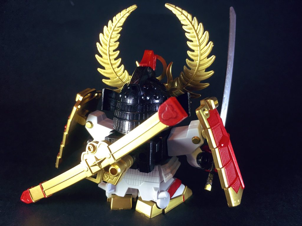 【東照大権現】
徳川征夷大将軍源朝臣家康頑駄無
(とくがわ せいいたいしょうぐん みなもとの あそん いえやす がんだむ)
三河松平家の嫡流。幼名は竹千代🎍はじめ人質として今川治部大輔義元に従属する。元服して次郎三郎元康。
永禄三年、桶狭間合戦での今川家大敗を機に独立!岡崎城🏯を拠点に譜代の家臣団を結集し、一向一揆を鎮圧して三河国を統一した。
従五位下三河守家康を名乗り清和源氏義国流・徳川氏を創始する。