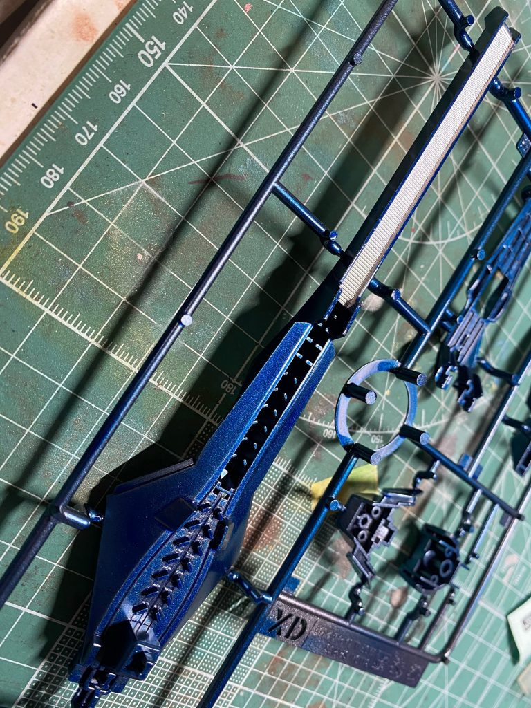 塗装はランナーごとでお手軽に