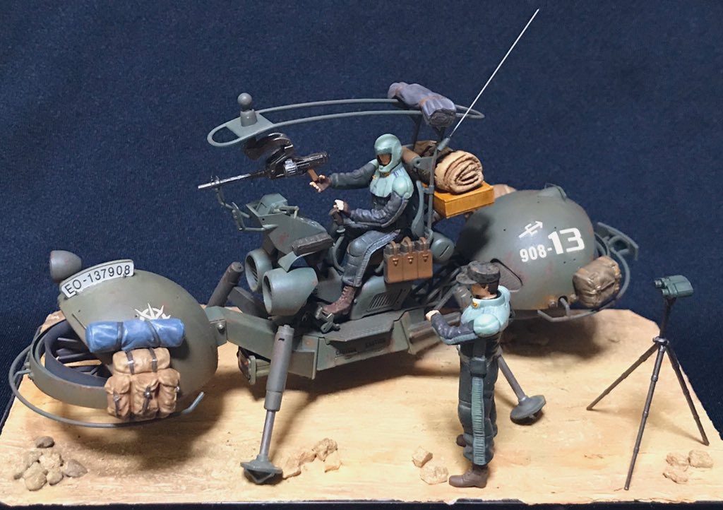 このシリーズの特徴であるミリタリー感全開な仕上がりを目指しました。