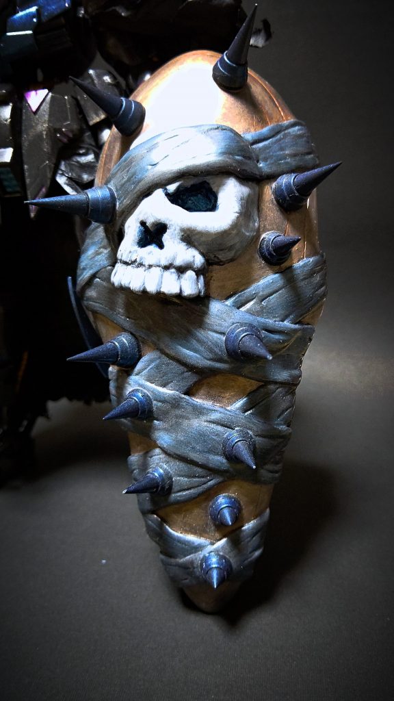 パテの塊(汗)専用スタンドが無いと持たせられません。