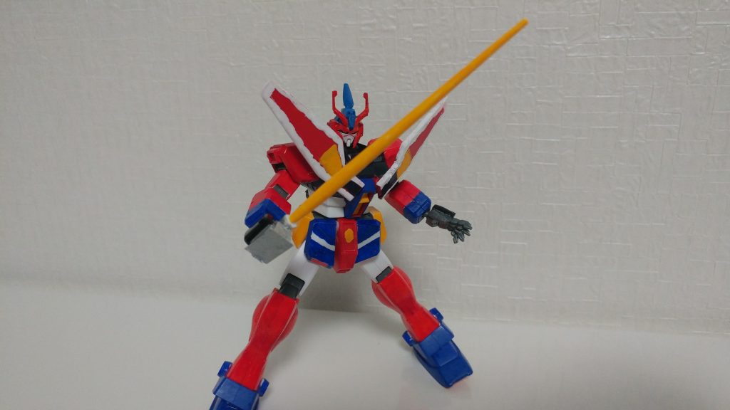 構えてのポージングショット