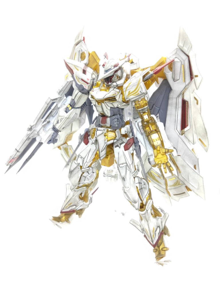 ガンダムアストレイゴールドフレーム天ハナ–2枚目/制作者：かえる