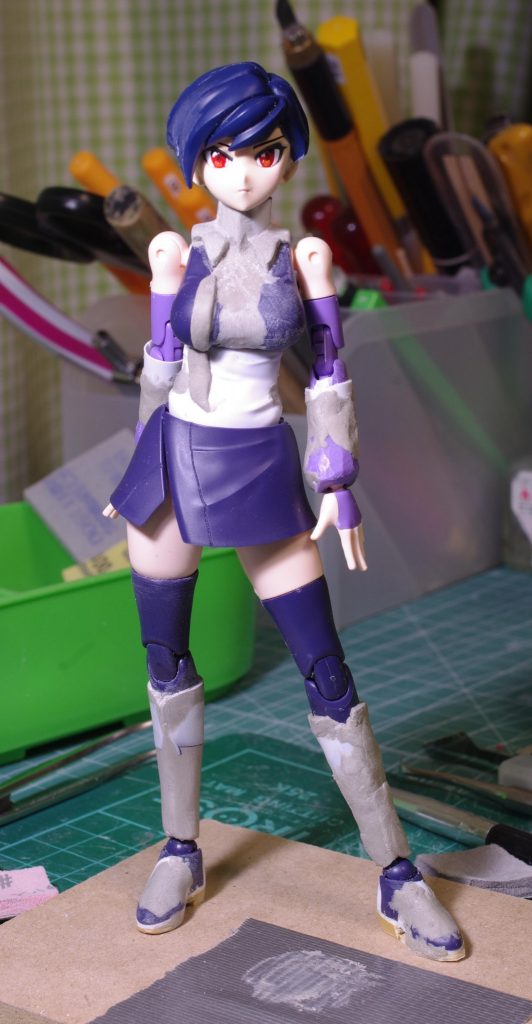 プラバンとエポパテでできています。