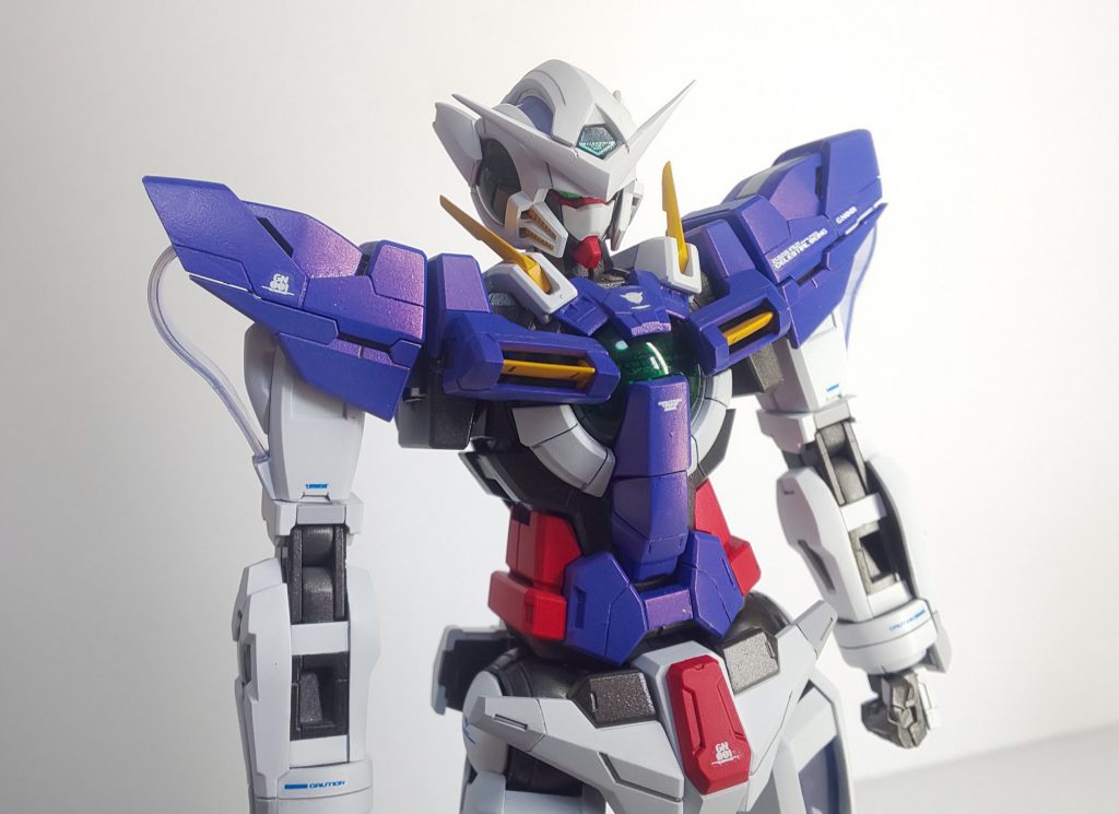 フレームは光沢、ブルーは半光沢、ホワイト,レッド,イエローは艶消しにしています。

ブルーに吹いたレッドパールがいい感じに光ってくれます👍