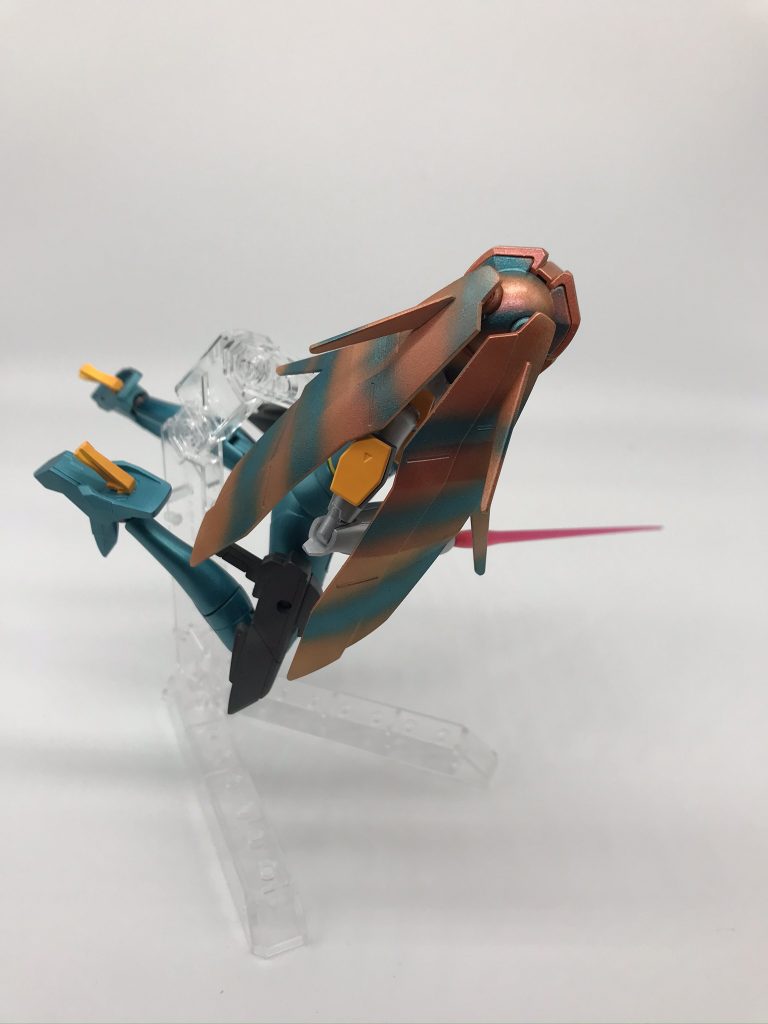 髪の毛も虎斑模様にしました。