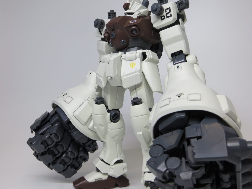 この角度が一番迫力がありそう。素立ちが一番ですね。