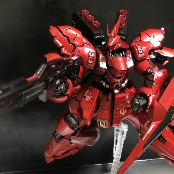 RG サザビー キャンディ塗装に初挑戦してイマイチだけど満足