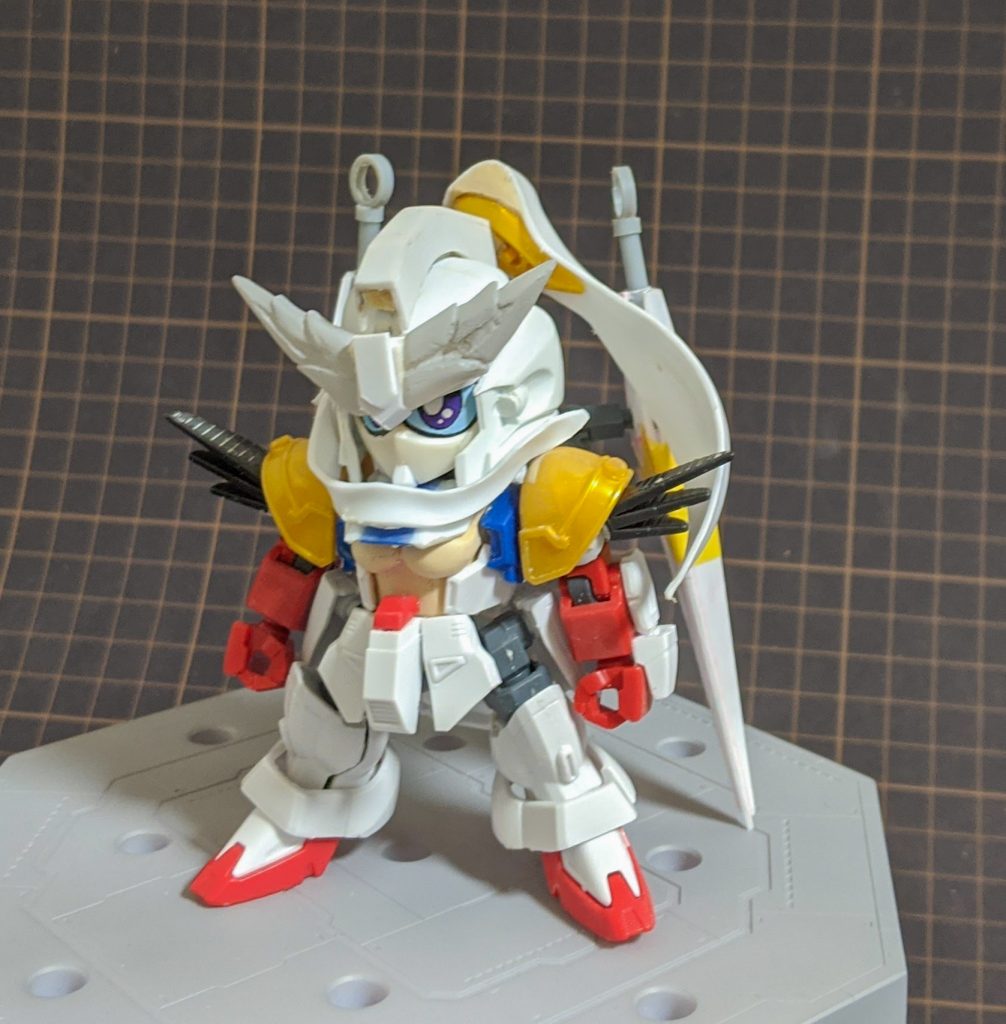 製作当初です。
うまくでっち上げられたかと思ったのですが、ここから全てのパーツに手を入れることになります。