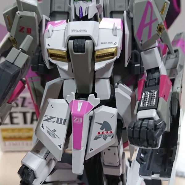 MGゼータガンダム３号機ホワイトユニコーン！