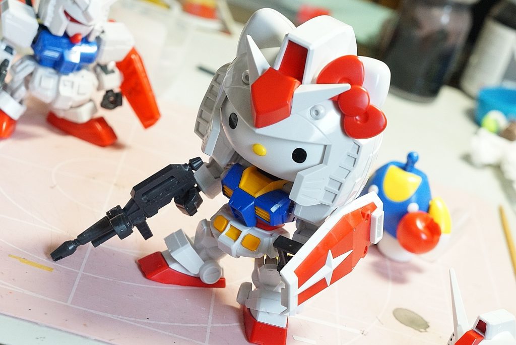 クロスシルエットにつけてみる。
どうも気に入りません。