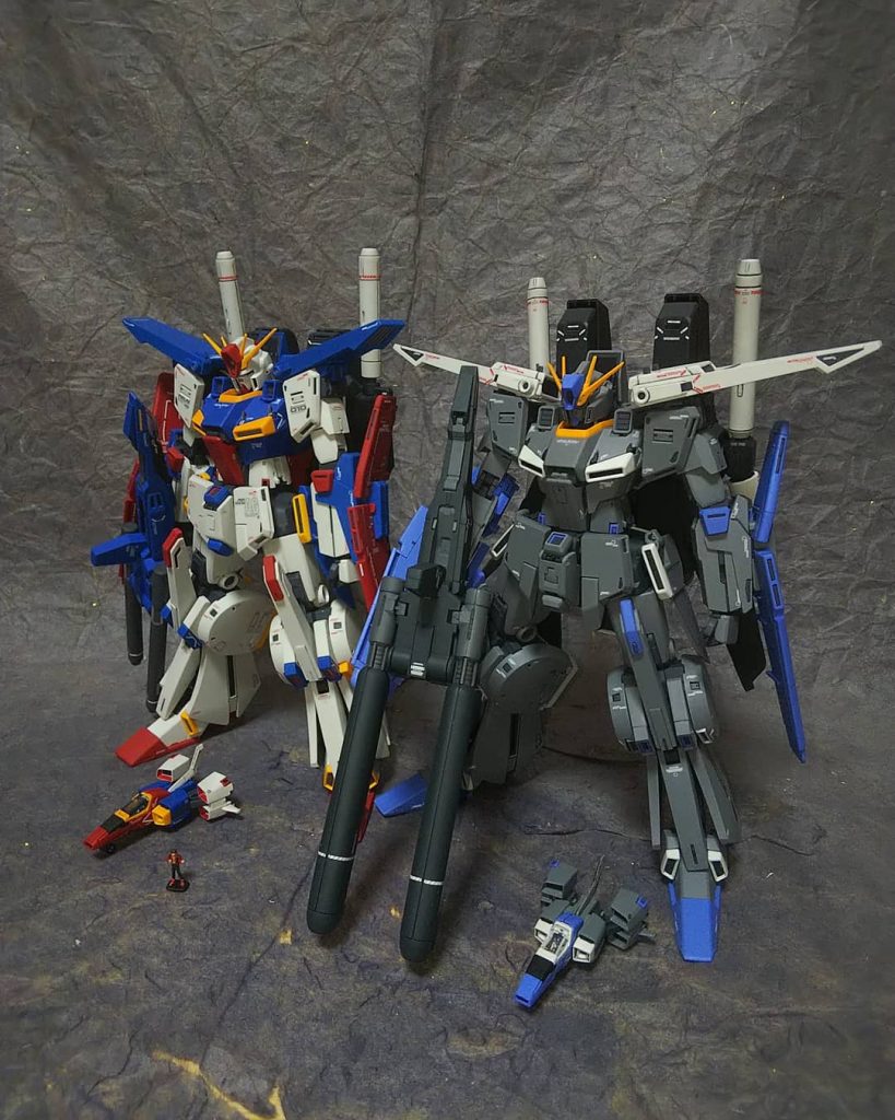 MGＺＺガンダムver.kaとツーショット