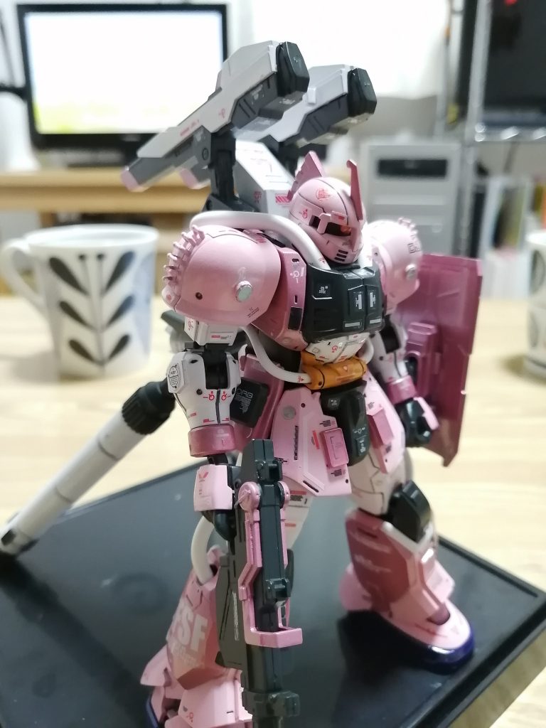 撮影する前、、
デカール楽しい！