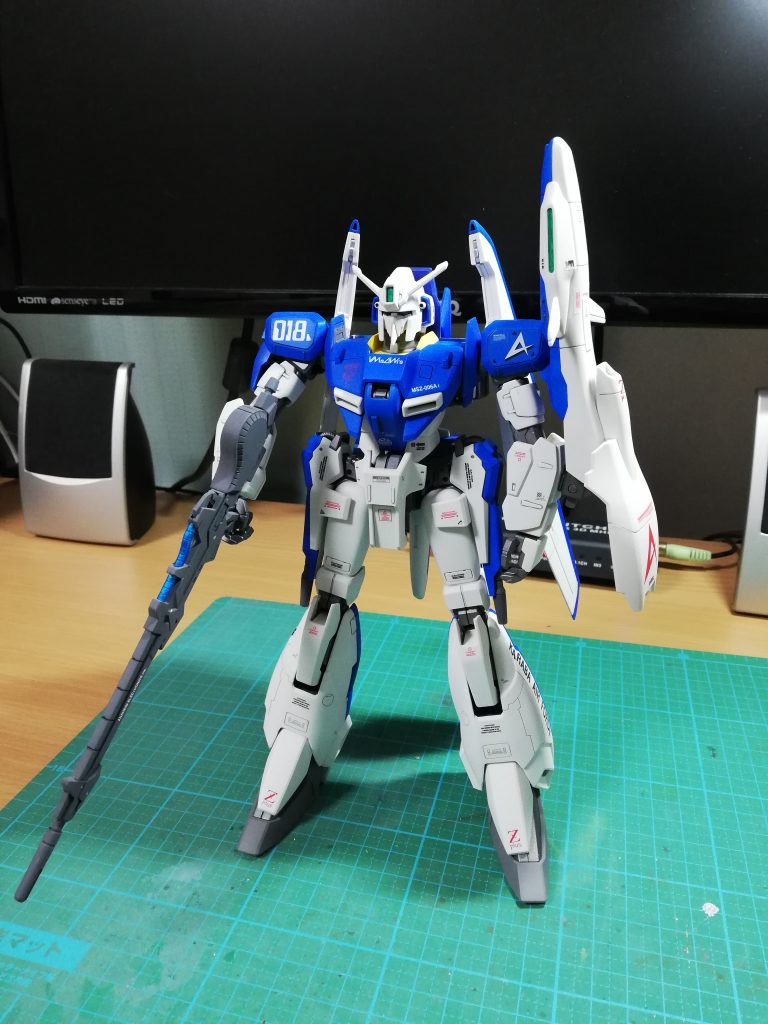 MG  ゼータプラス(テスト機カラータイプ)–2枚目/制作者：@大江戸舞
