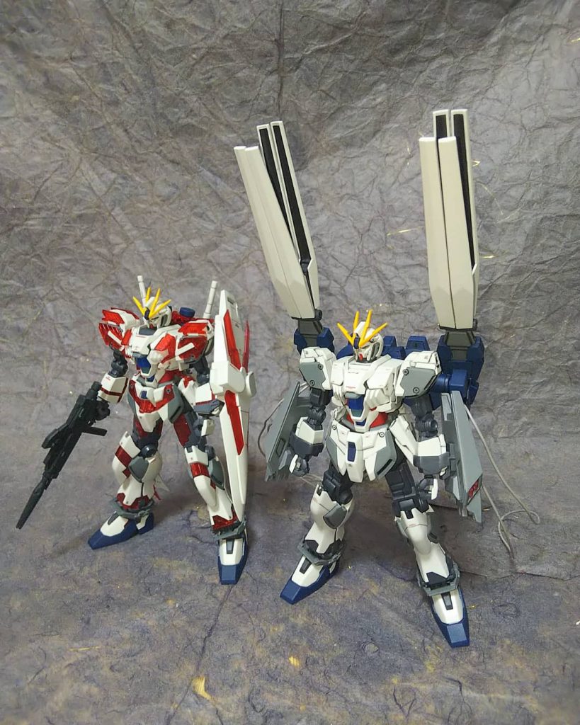 ナラティブガンダムC装備とツーショット