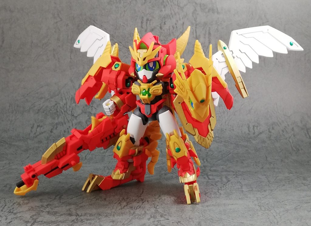 正面図　ドラゴンのボディと剣以外全部のせです。