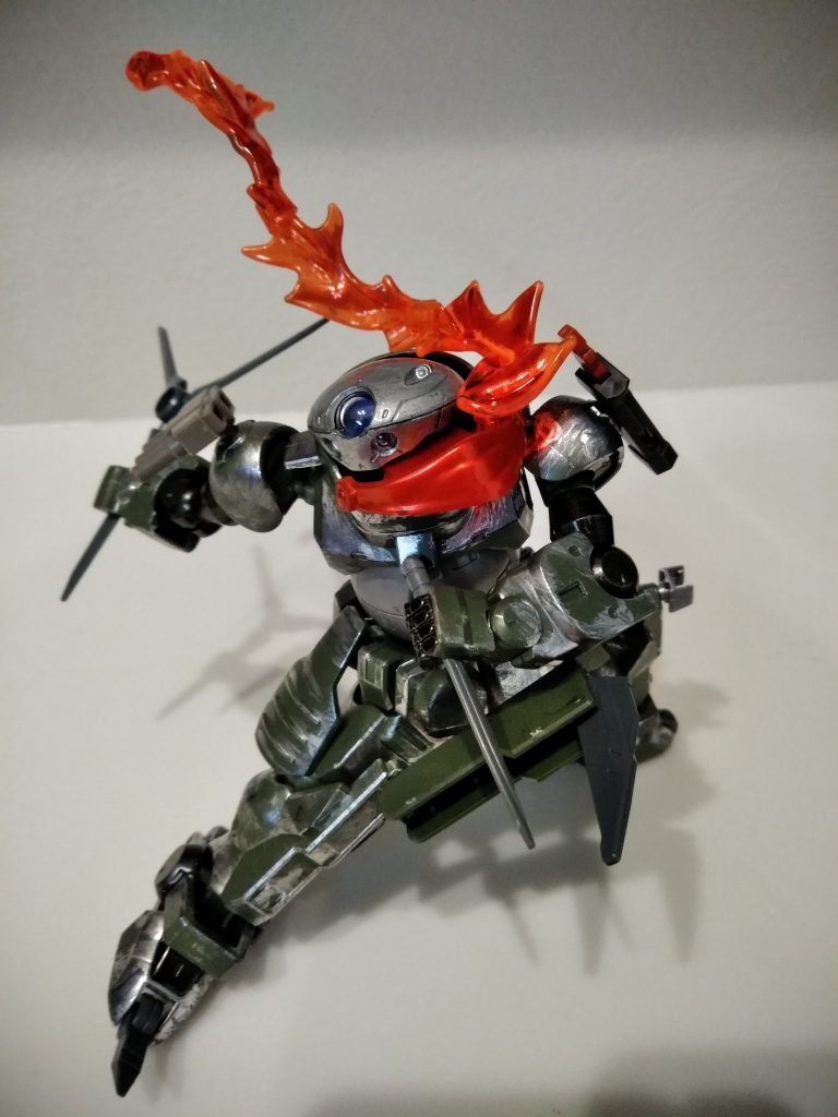 零丸マフラー+炎エフェクト!
ガンマカのロイヤルメタレッドで部分塗装!
お気に入りの1枚です。