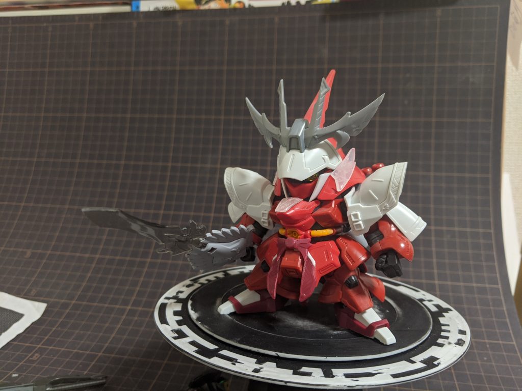 塗装前はこちらです。どのパーツを使ってるかがわかりやすいかと思います。