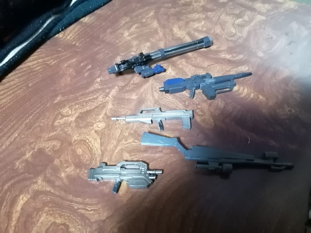 よく使ってる武器類