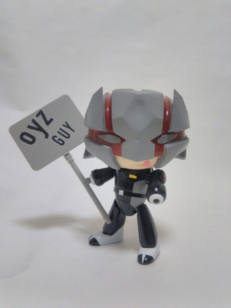 アピール用にプラカードにoyz-GUY(^^)