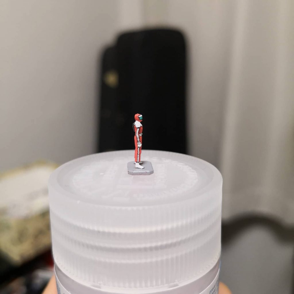 FIRSTガンダムのシャア専用ノーマルスーツに塗装–4枚目/制作者：Ver.k