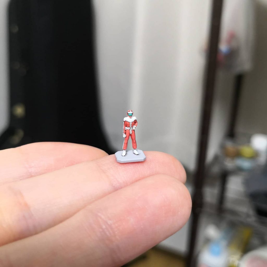 FIRSTガンダムのシャア専用ノーマルスーツに塗装–2枚目/制作者：Ver.k