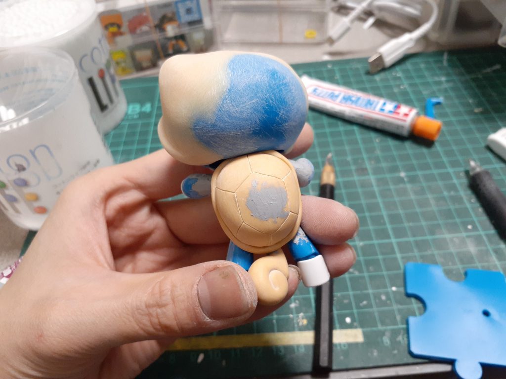 フード付きゼニガメ着ぐるみプチッガイ–8枚目/制作者：やすしおすし