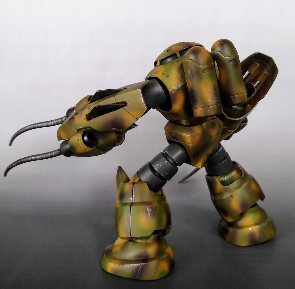 制作工程ではありませんが、バックショット。