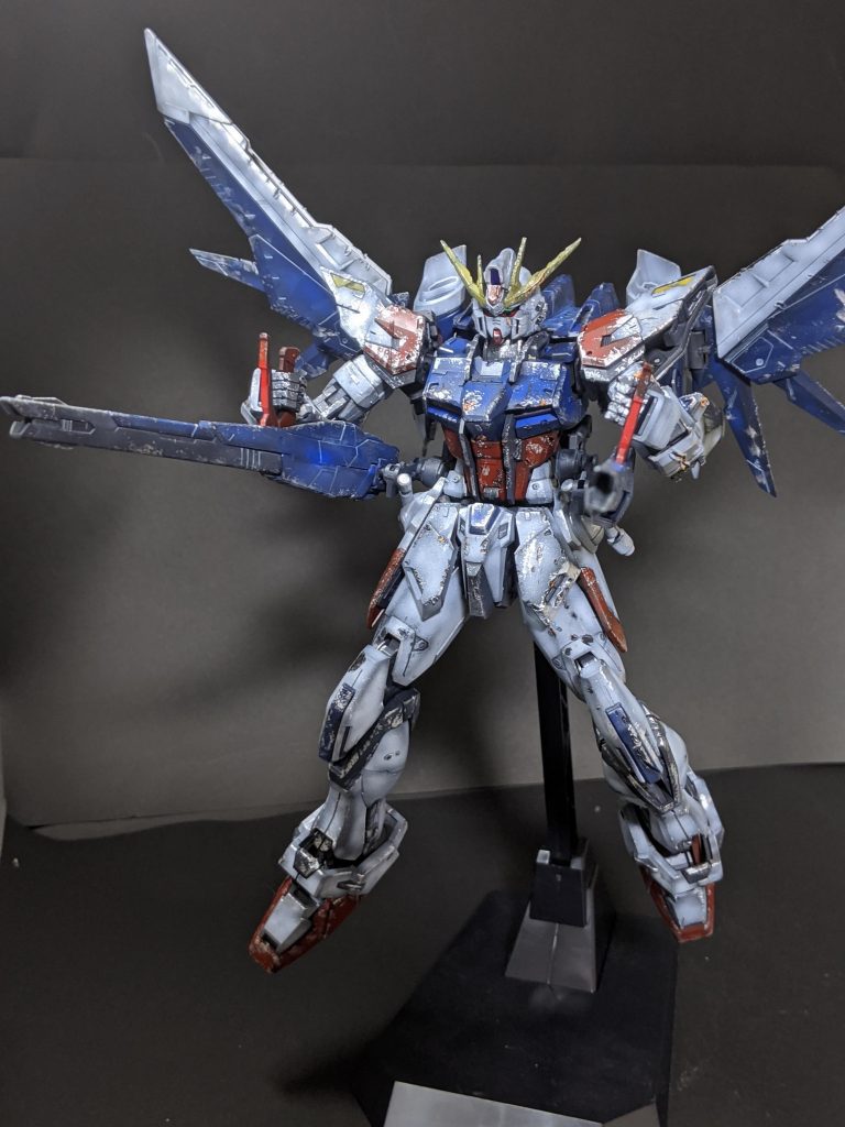 ビームキャノンだ！
6話では握ってないんですが…実質サブ射撃です。
本当にRMストライクのベースの出来がよくmgストライク系は全部理想の体型してますねぇ