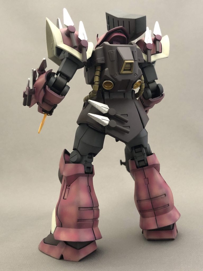 黒下地　白ハイライト　基本色ピンク　基本色＋ホワイト＋イエロー　の順に