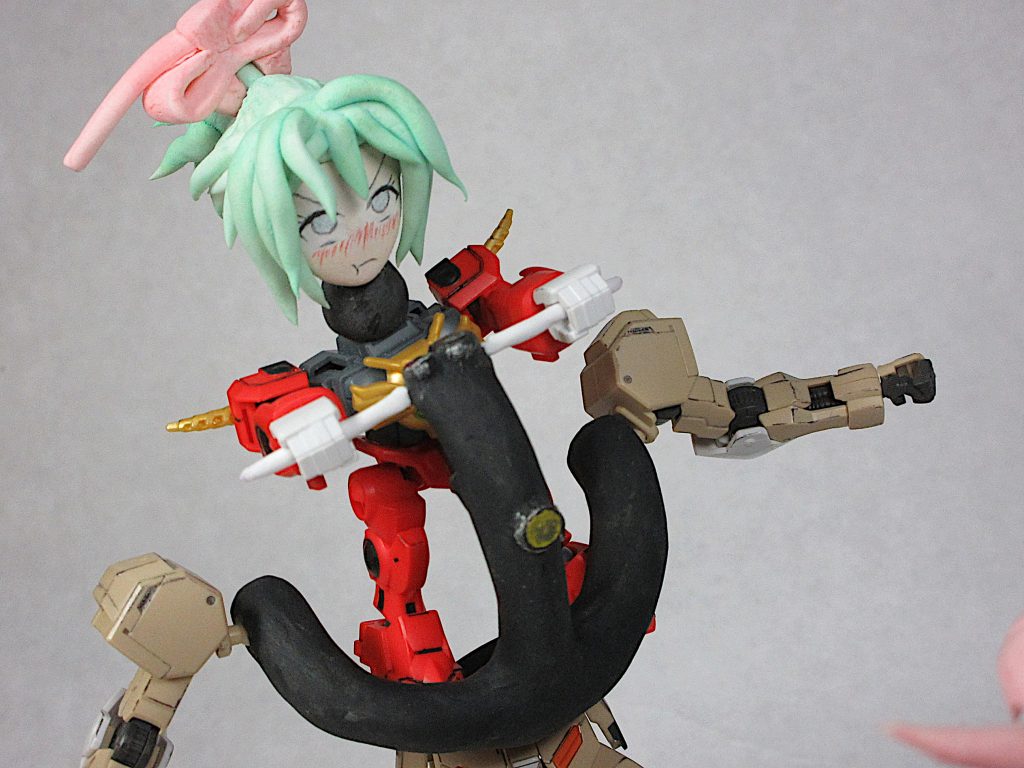 ティナ＆魔導アーマー。