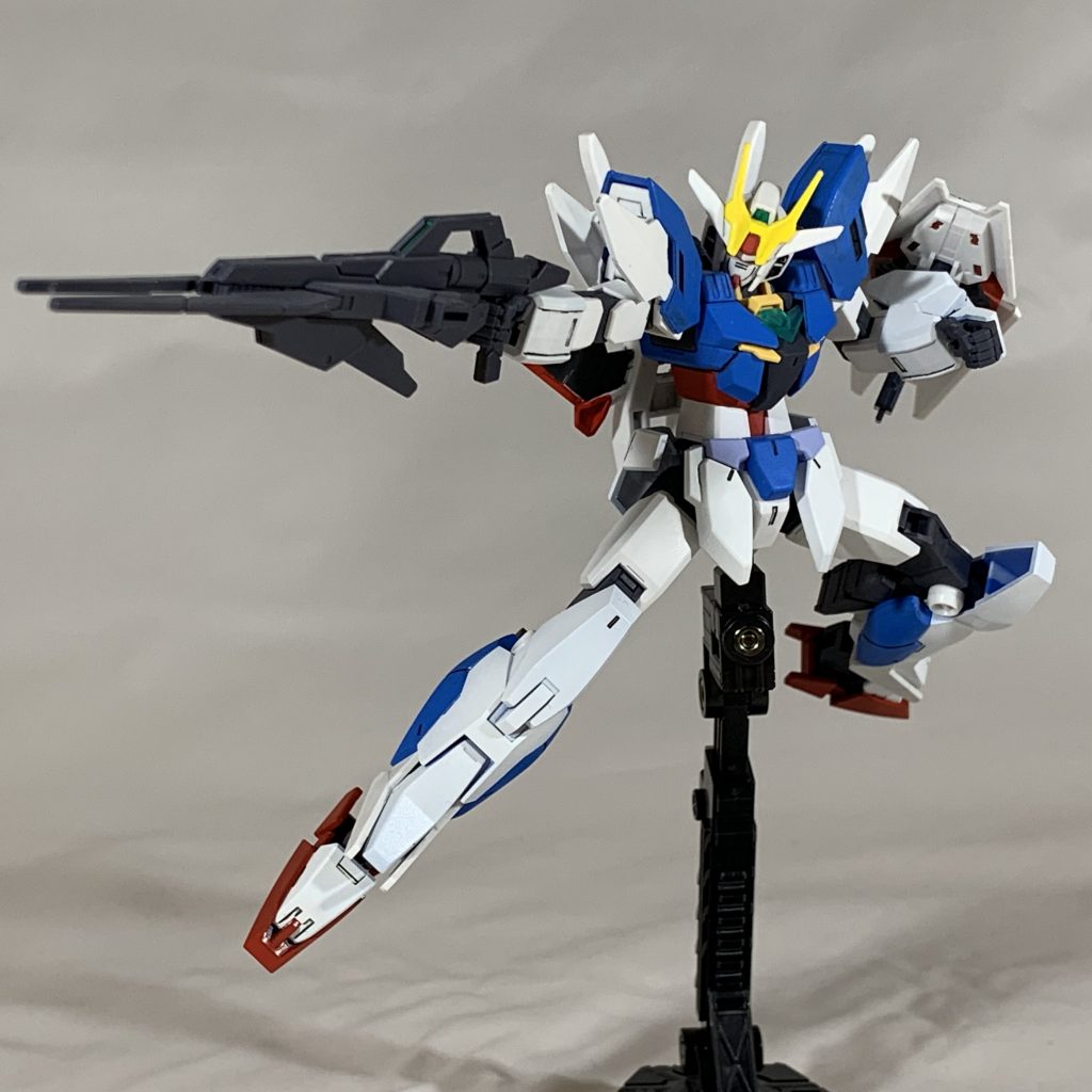 種ポーズ白色はエアブラシ、その他の色は筆で塗装しました。