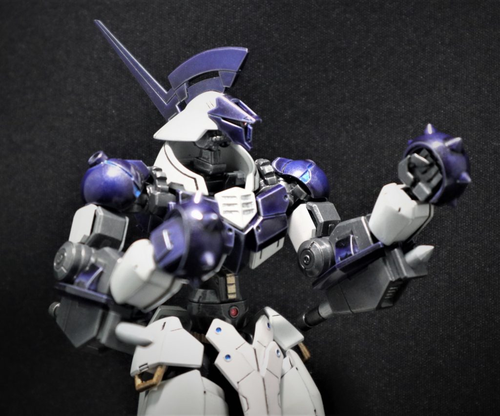 バインダーシールドをパージして、ナックルガードとパイルバンカーを使用した近接戦闘時のスタイル