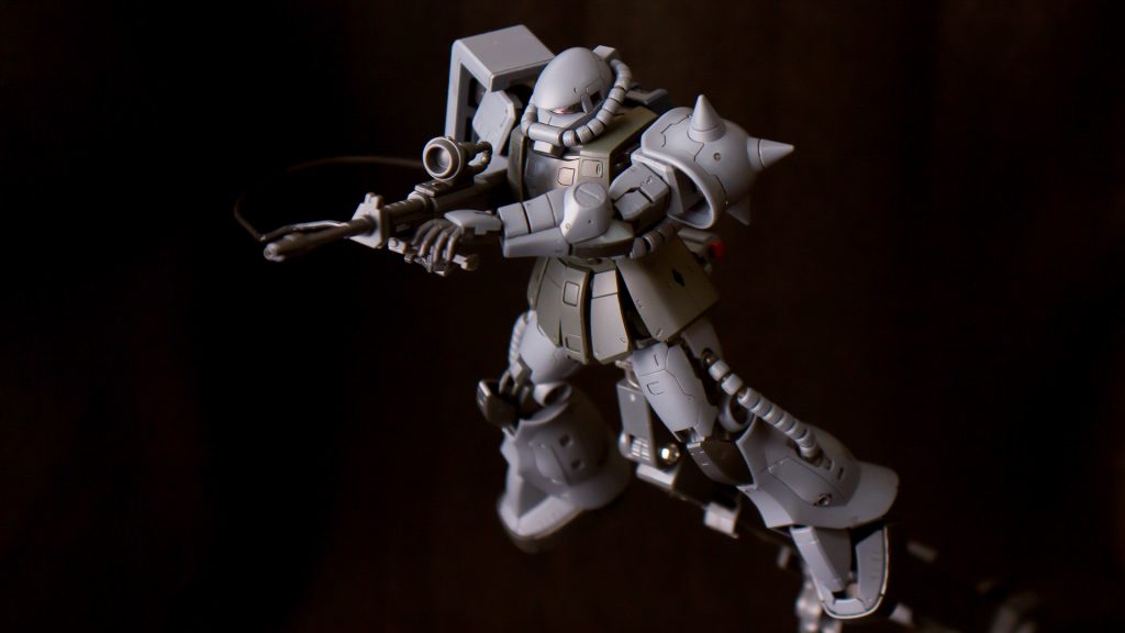 ザク2 ジオラマふう（３月９日はザクの日）–3枚目/制作者：SHOT