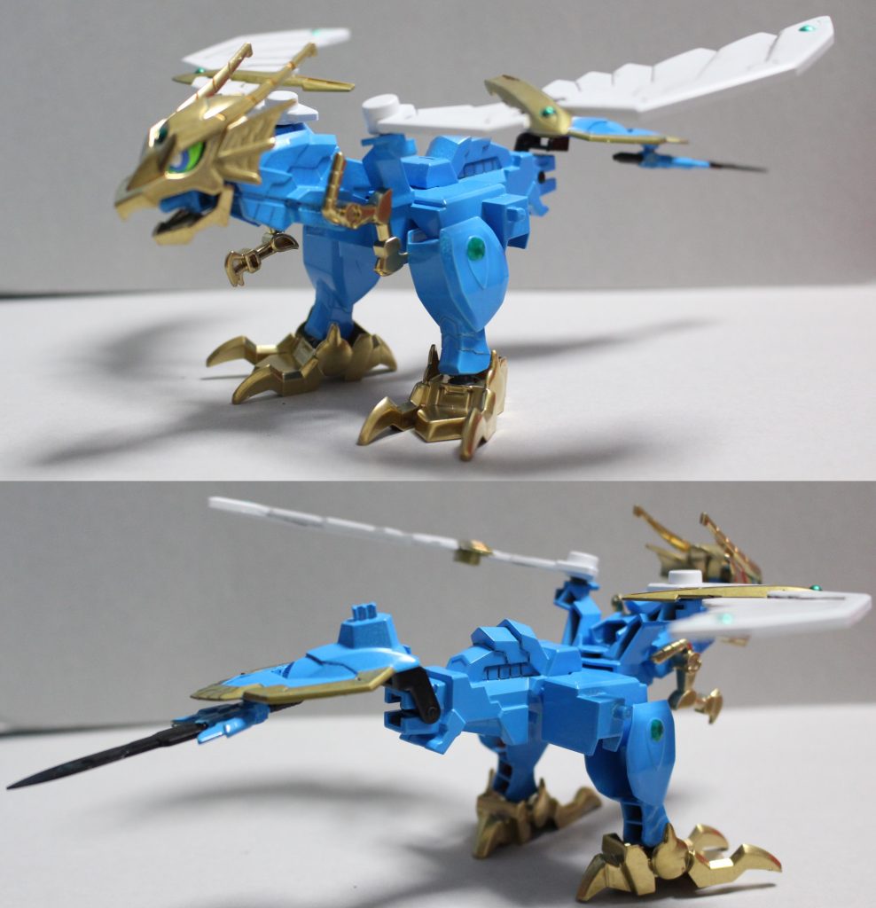 余剰ガンドラゴン。こんな色のドラゴンロボ、何かにいなかったっけ?