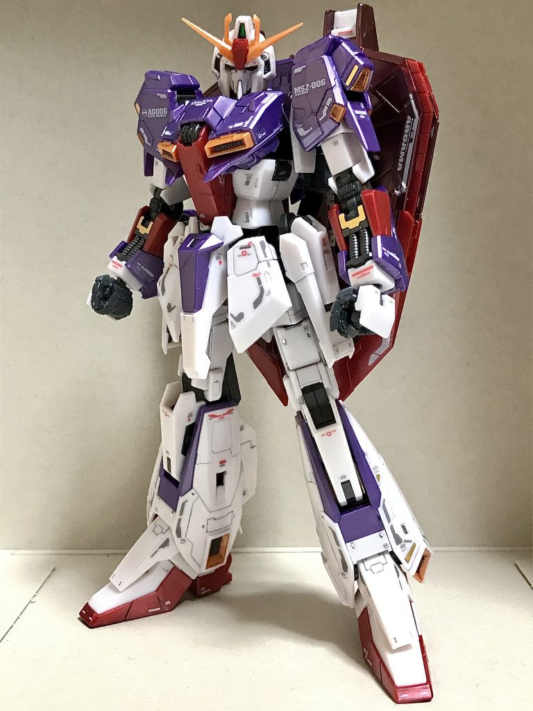 ＲＧ 1 144 ゼータガンダム (バイオセンサーイメージカラー) 組立済み