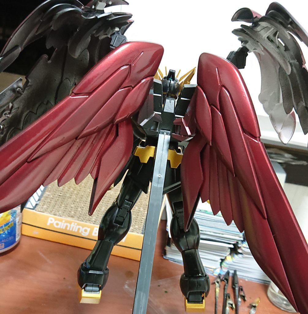 既製品カラーでも赤紫のいい色が出ていて個人的に気に入ってます