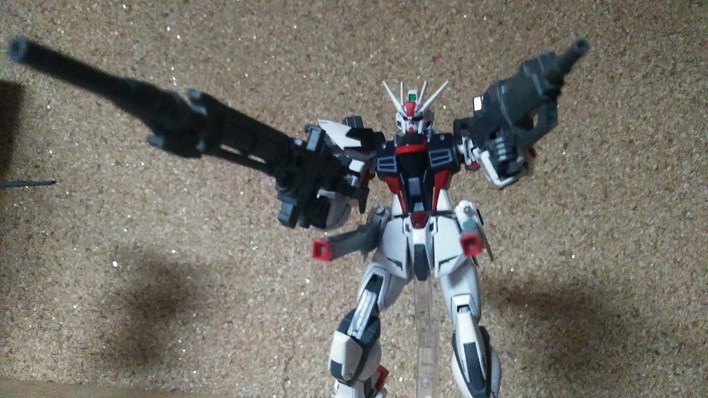 レールガンが使用でき、ライフルはロングとショートの二丁持ち