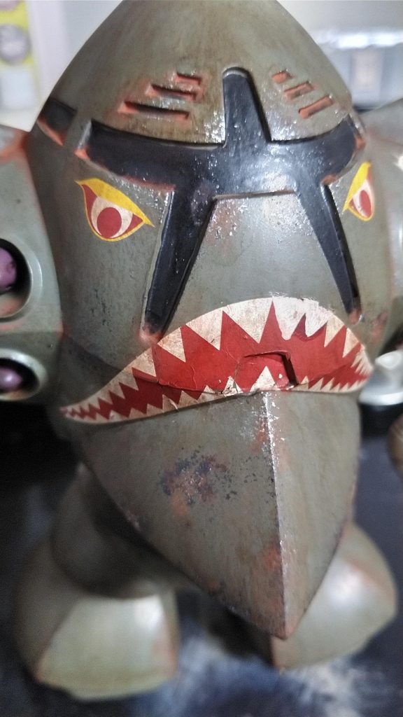 チッピングと錆をガッツリと入れました