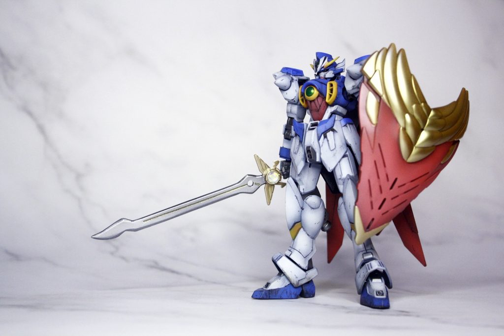 翼の騎士ゼロ–2枚目/制作者：Moki Plamo